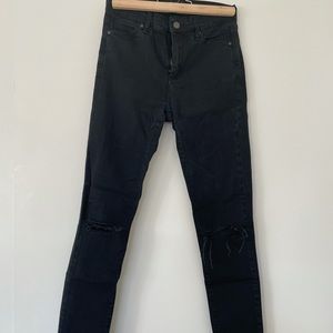 TopShop W26 Black Jeans